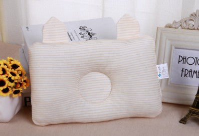 Newborn anti migraine cotton pillow with memory padding