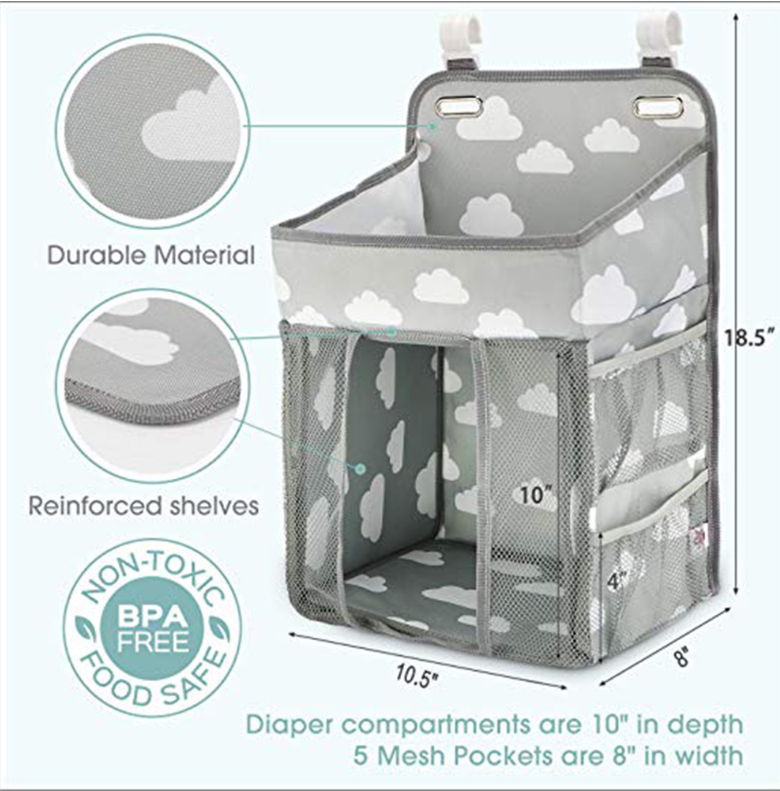 Portable Organizer Baby Cot Hanging Bag