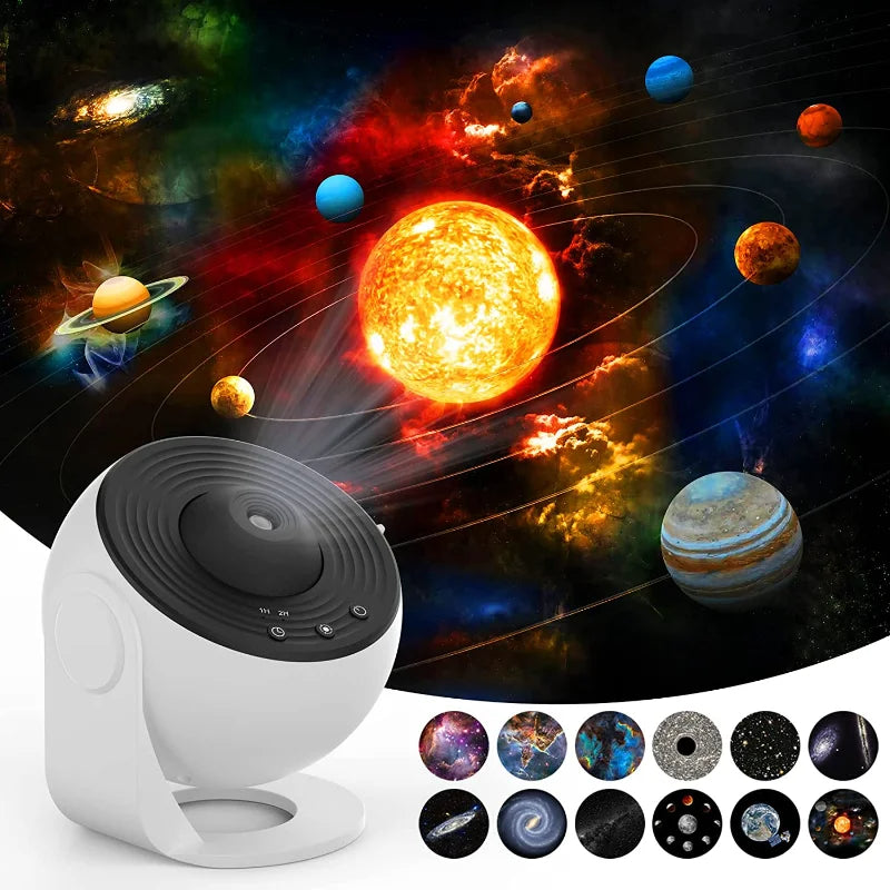 Starry Sky Light Galaxy Projector - For house and car Rotates 360