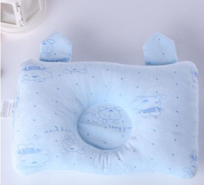 Newborn anti migraine cotton pillow with memory padding