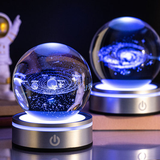 Iconic 3D Luminous Crystal Night Lamp