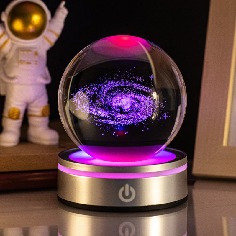 Iconic 3D Luminous Crystal Night Lamp